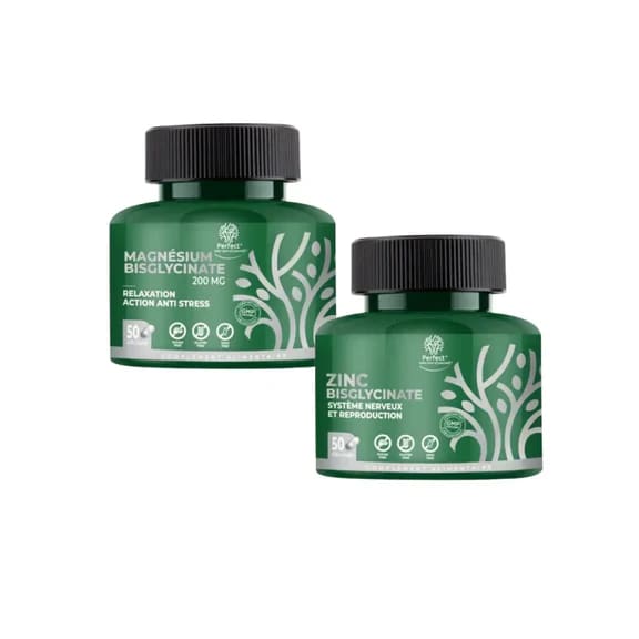 Bisglycinate Zinc perfect + Magnésium 50 Gélules Bisglycinate Zinc perfect + Magnésium 50 Gélules